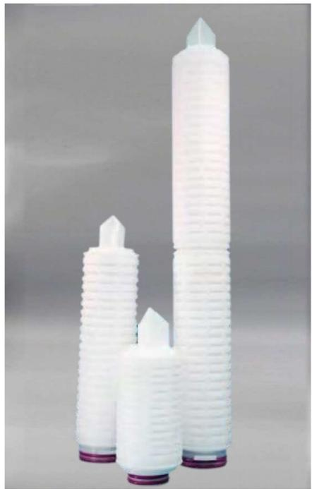 Hydrophobic PTFE(Polytetrafluoroethylene)Pleated Filter Cartridge